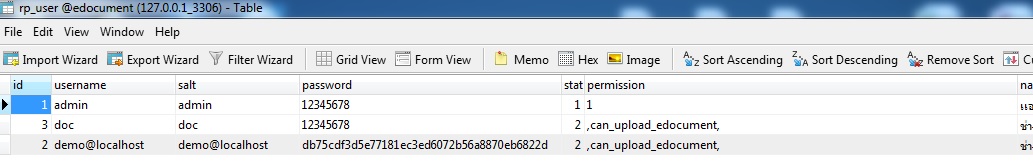 login เข้า adminframework